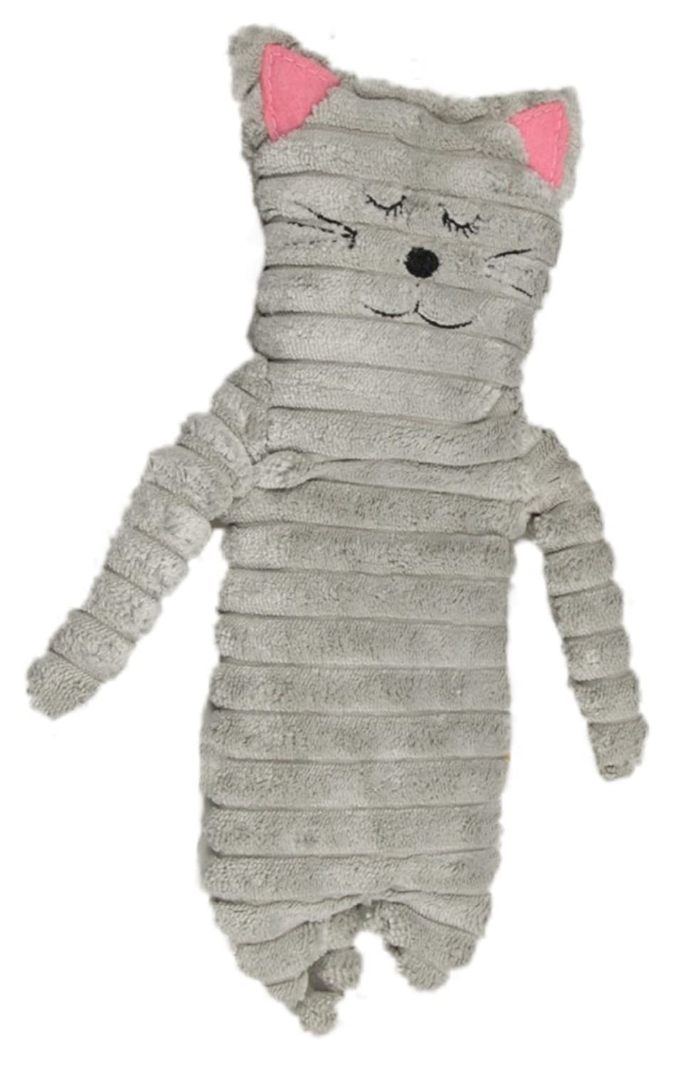 Inwolino 8783 - Wärmetier Katze, grau, 9 x 24 cm, Wärmekissen, Inware