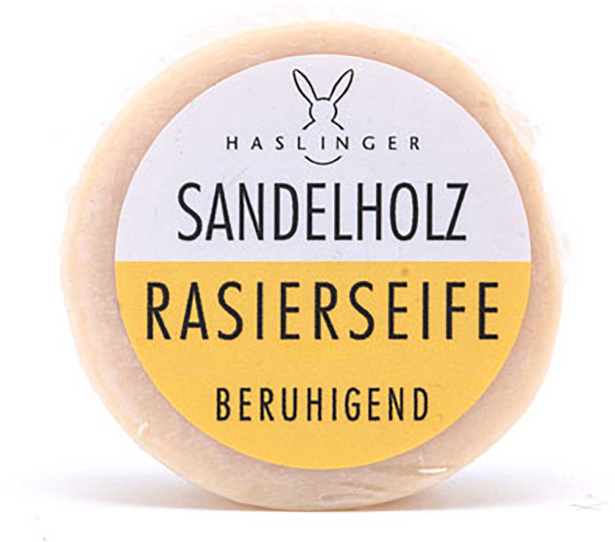 HASLINGER Sandelholz Rasierseife, 60 g Hergestellt in Österreich