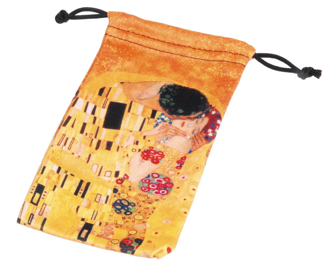 Fridolin  art bag, Klimt, Der Kuss, 16 x 9 cm Nr. 40666