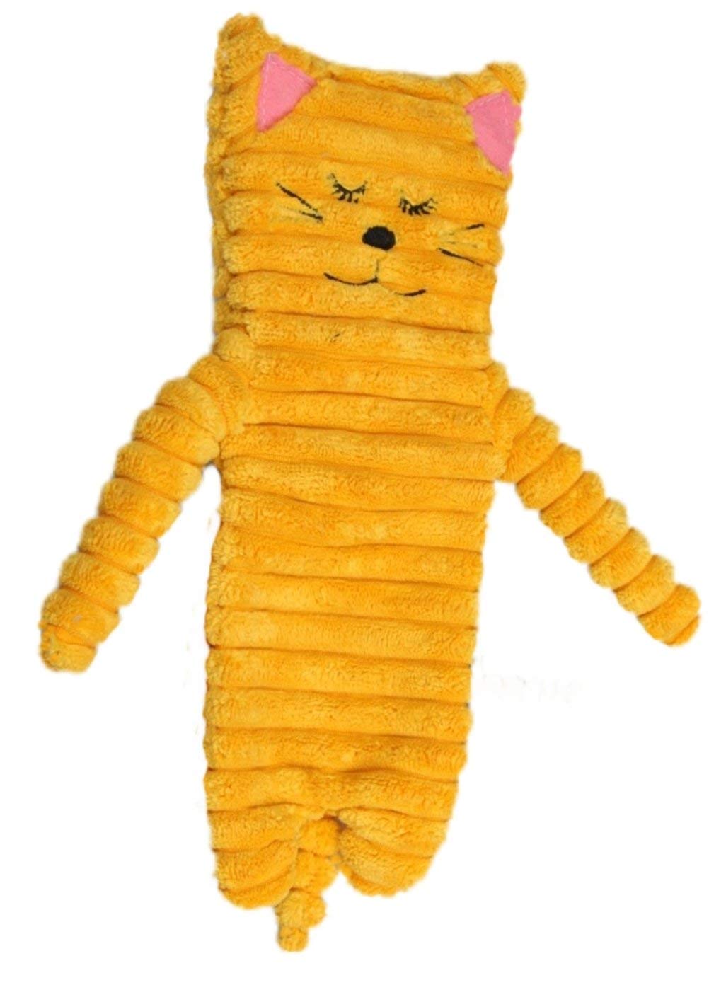 Inwolino 8780 - Wärmetier Katze, gelb, 9 x 24 cm, Wärmekissen, Inware