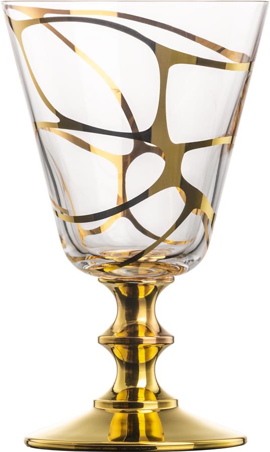Glashütte Eisch Rotweinglas 586/1 Stargate gold 49958610