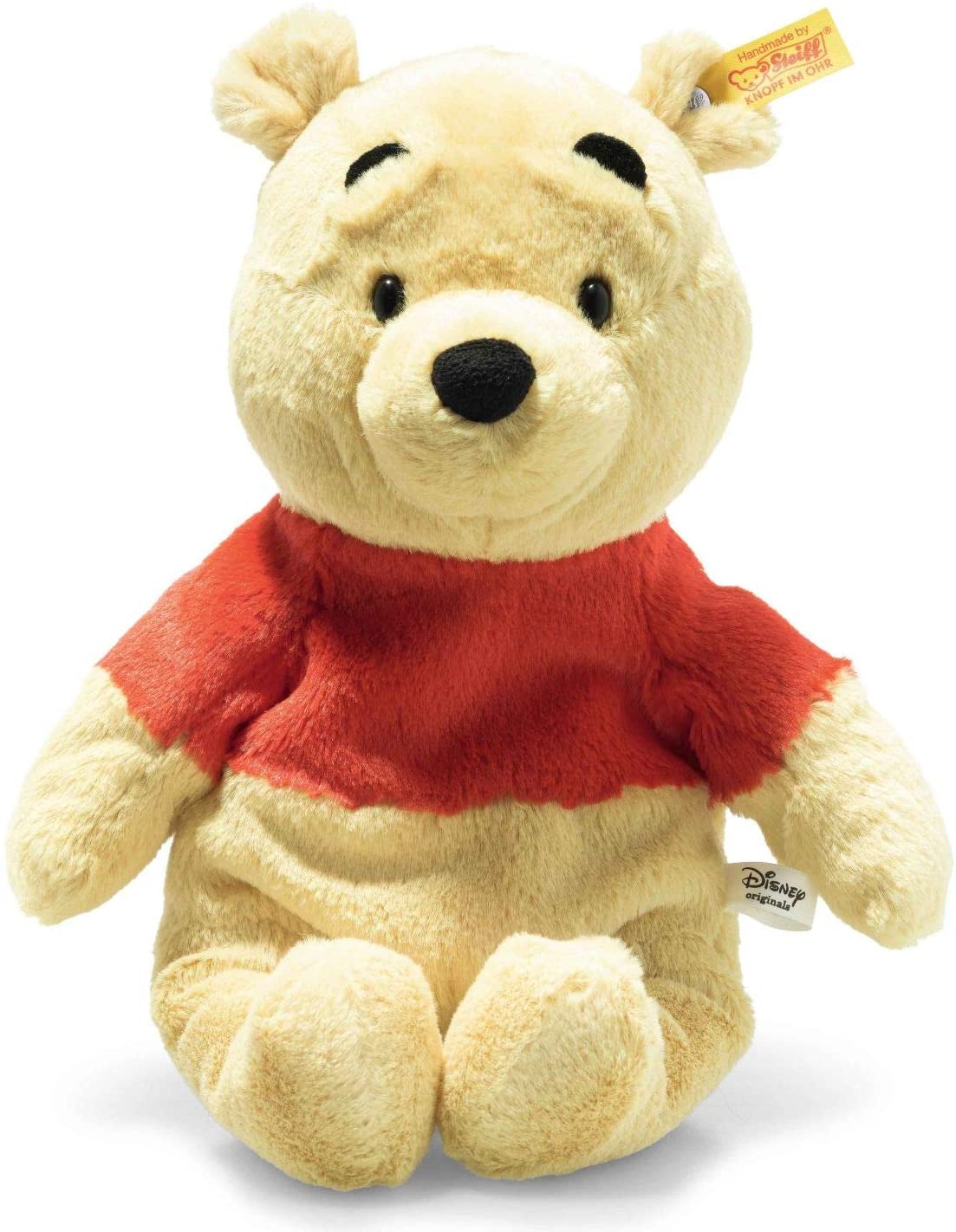 Steiff Winnie Puuh Soft Cuddly Friends Disney Originals Puuh-29 cm-Kuscheltier für Kinder-weich & kuschelig-waschbar-blond 024528