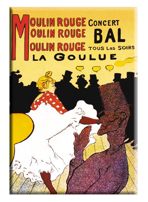 Fridolin Magnet, Art Nouveau/Jugendstil, Moulin rouge Nr. 18322