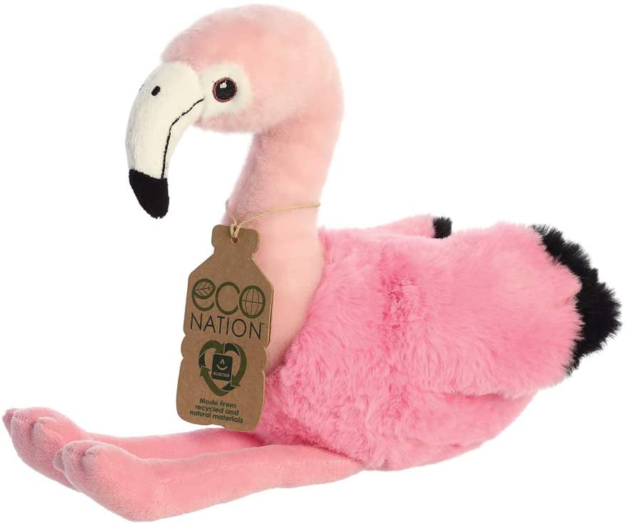 Eco Nation - Flamingo Aurorawold Stofftier Plüschtier 35005