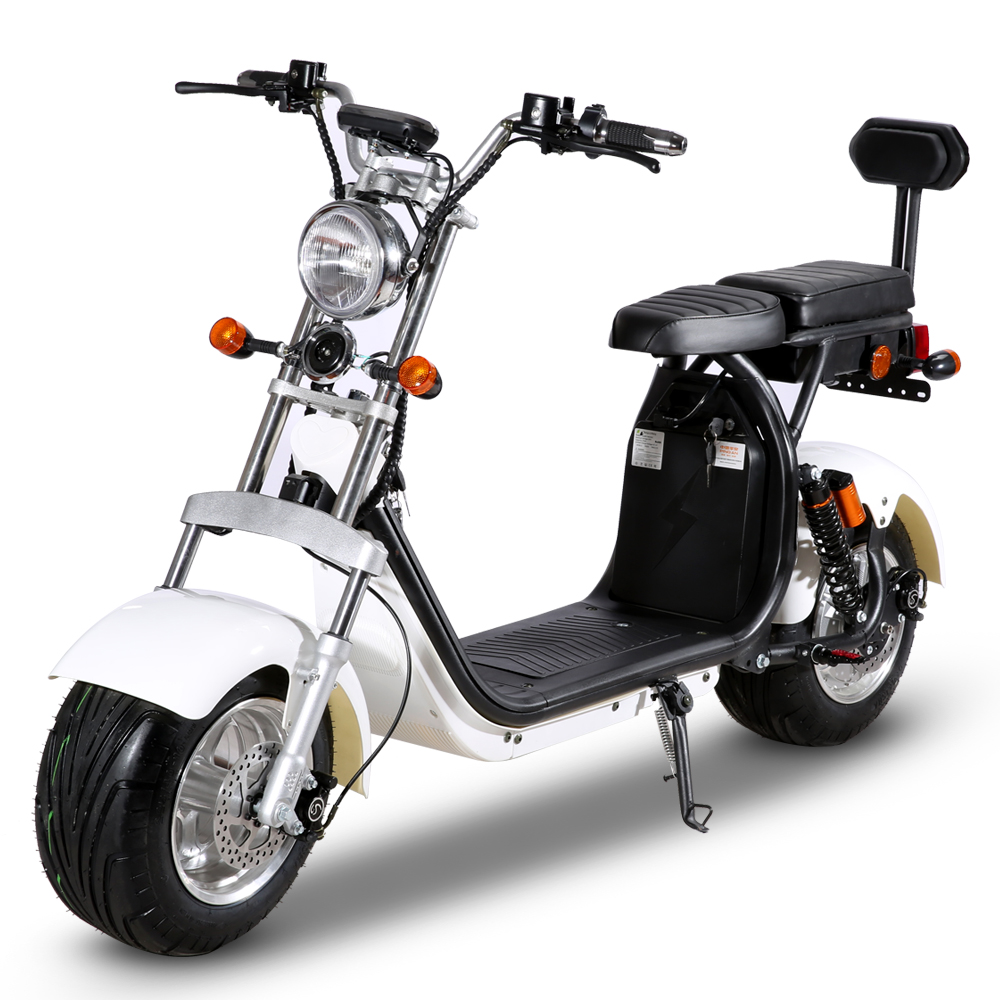 RocknBikes CP1.6 mit Alu-Felgen Motorroller 45km/h Elektroscooter UK-Flag 60V20Ah Komplett zusammengebaut