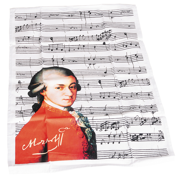 Geschirrtuch, Mozart, 45 cm x 65 cm