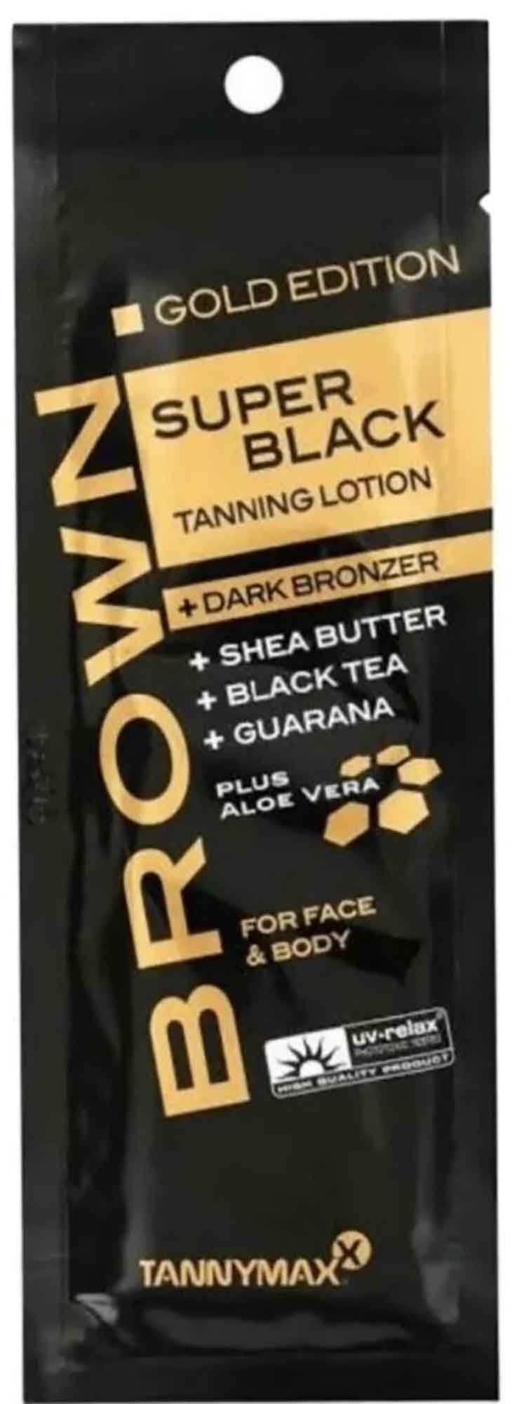 Tannymaxx Super Black Gold Very Dark Bronzer Lotion 1er Pack (1 x 15 ml) Bräunungsverstärker Für Sonne und Solarium 0114040000