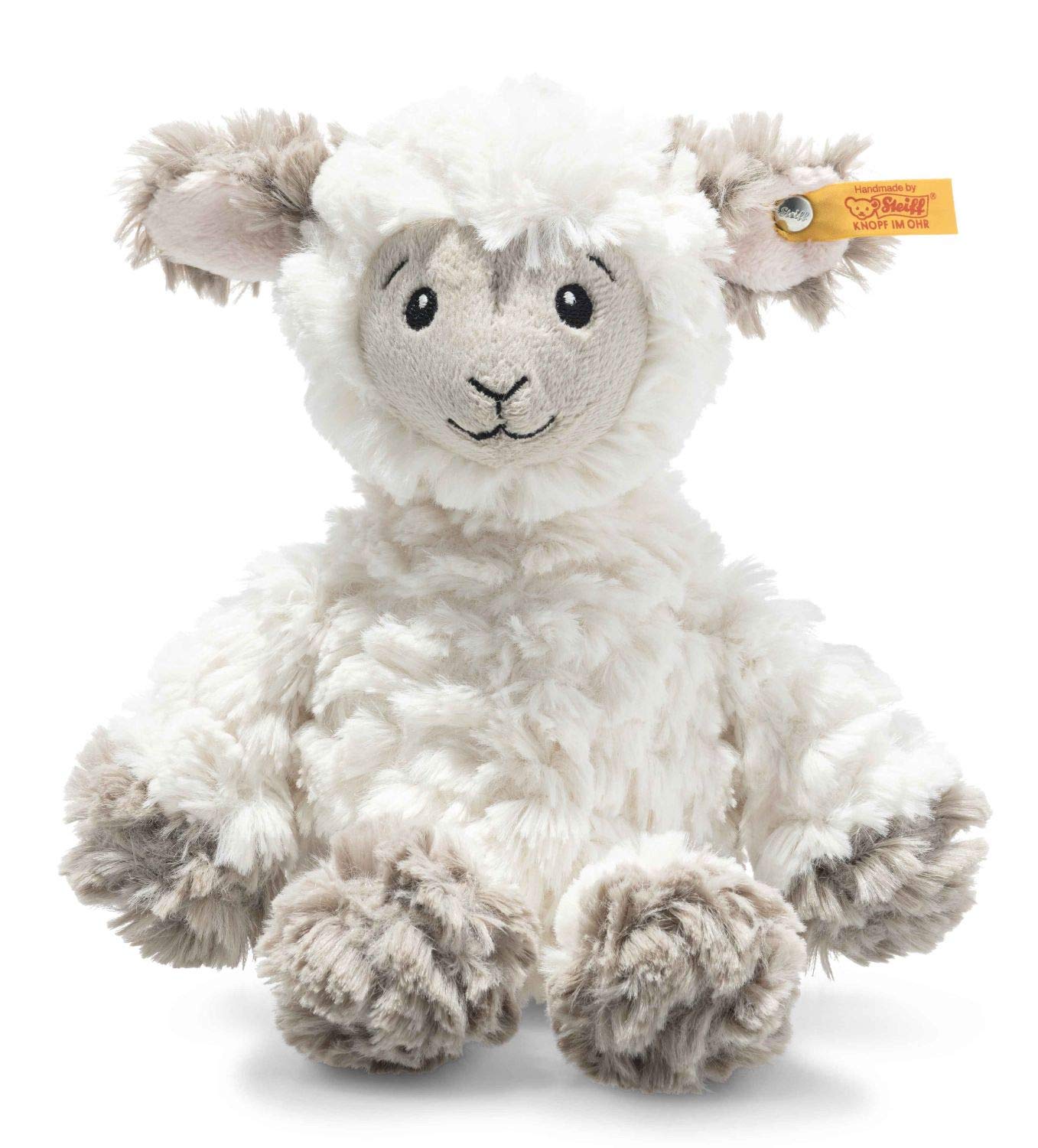 Steiff 242304 Soft Cuddly Friends Lita Lamm - 20 cm - Kuscheltier für Babys - creme (242304), weiß 104 g
