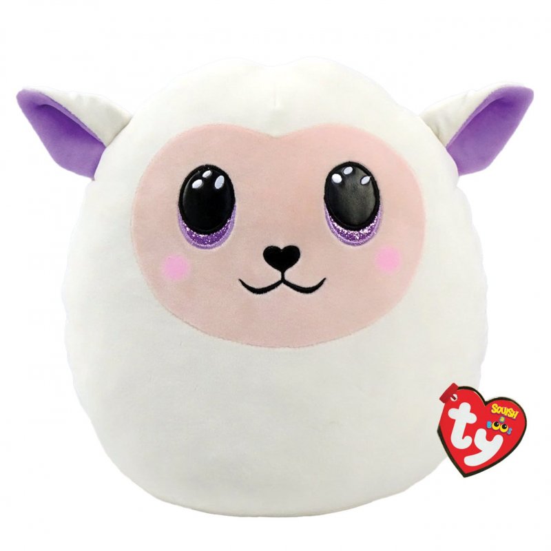 TY 39330 - Squish a Boo Osterhase Fluffy Lamb Lamm 31cm Kissen Squish-A-Boo