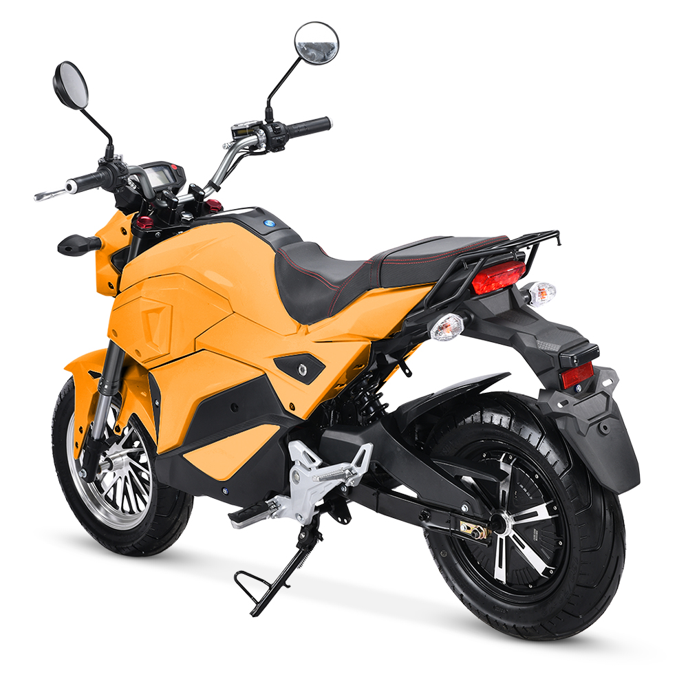 Elektro Motorrad RE8 Orange 45km/h 72V20Ah Lead Accid Alufelgen Naked Bike