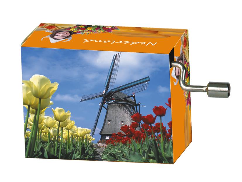 Fridolin  Spieluhr, Love Story, Holland, Windmühle Nr. 99135