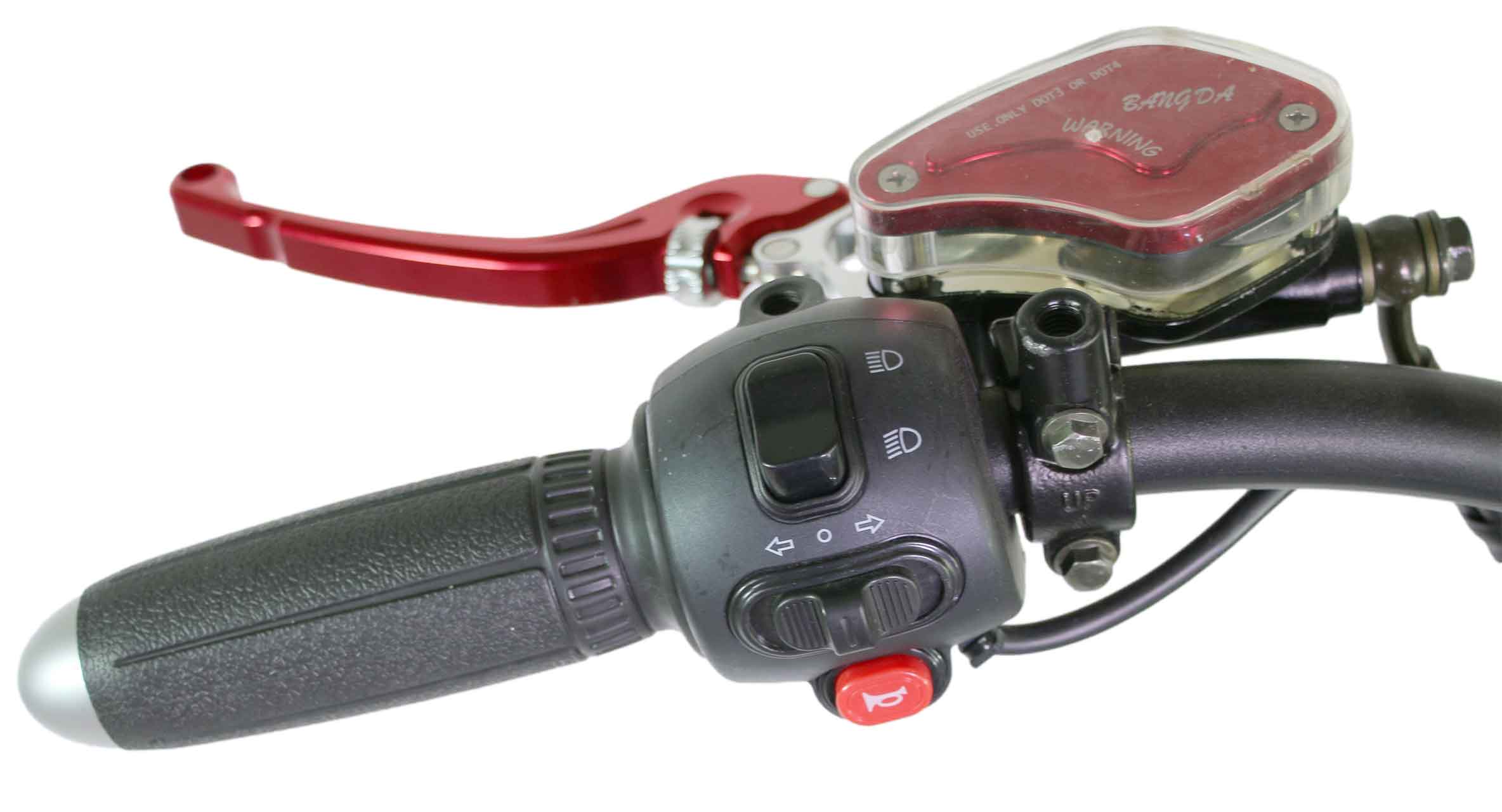 Motorrad Chopper RE10CP4 Elektro-Chopper Burgundy Rot 45km/h 60V25Ah Alufelgen 3kW