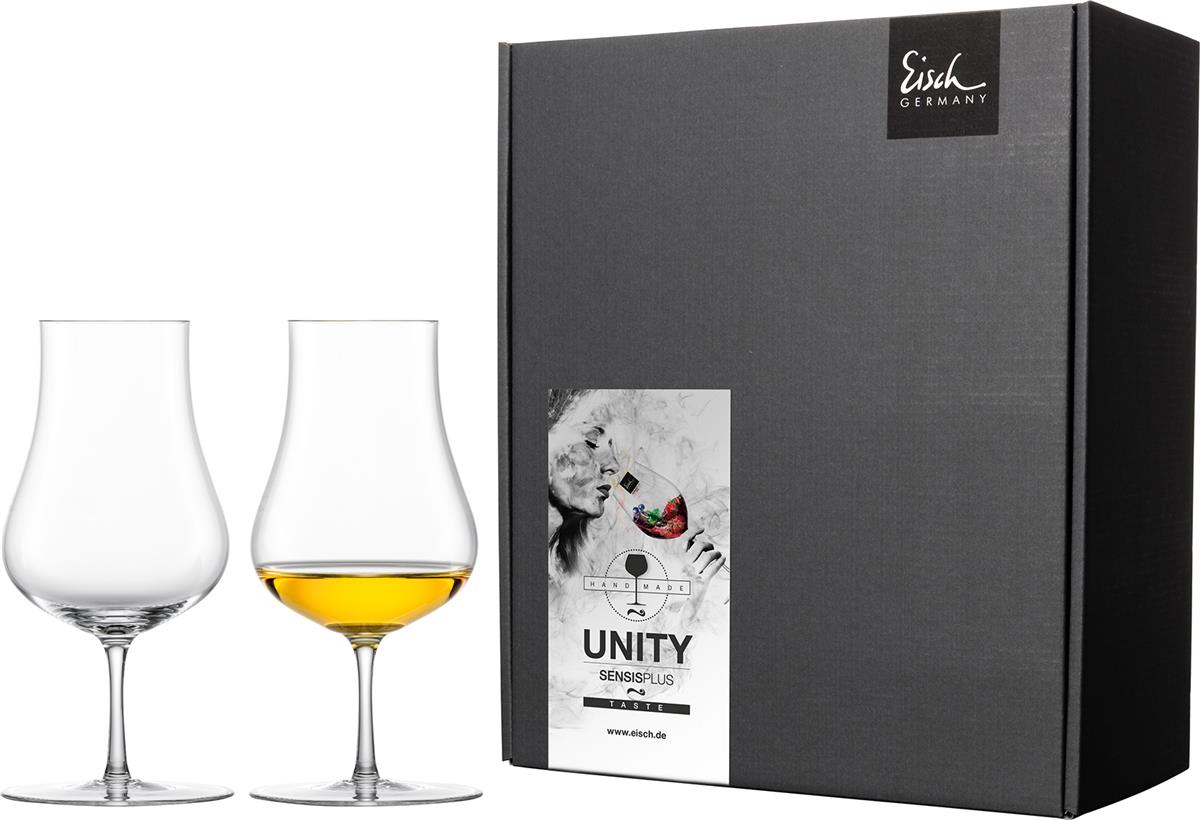 Glashütte Eisch 2 Malt Whiskygläser 522/213 im Geschenkkarton Unity Sensis plus 25224213