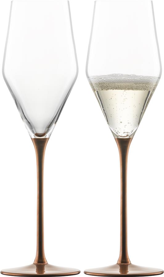 Glashütte Eisch 2 Champagnergläser 518/7 Moussierp.i.Geschenkarton Kaya 77351869