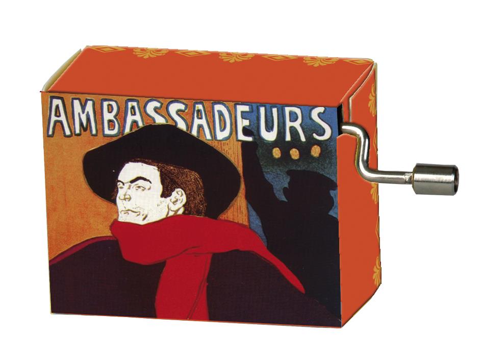 Fridolin Spieluhr, Entertainer, Ambassadeur, Art Nouveau/Jugendstil Nr. 58273