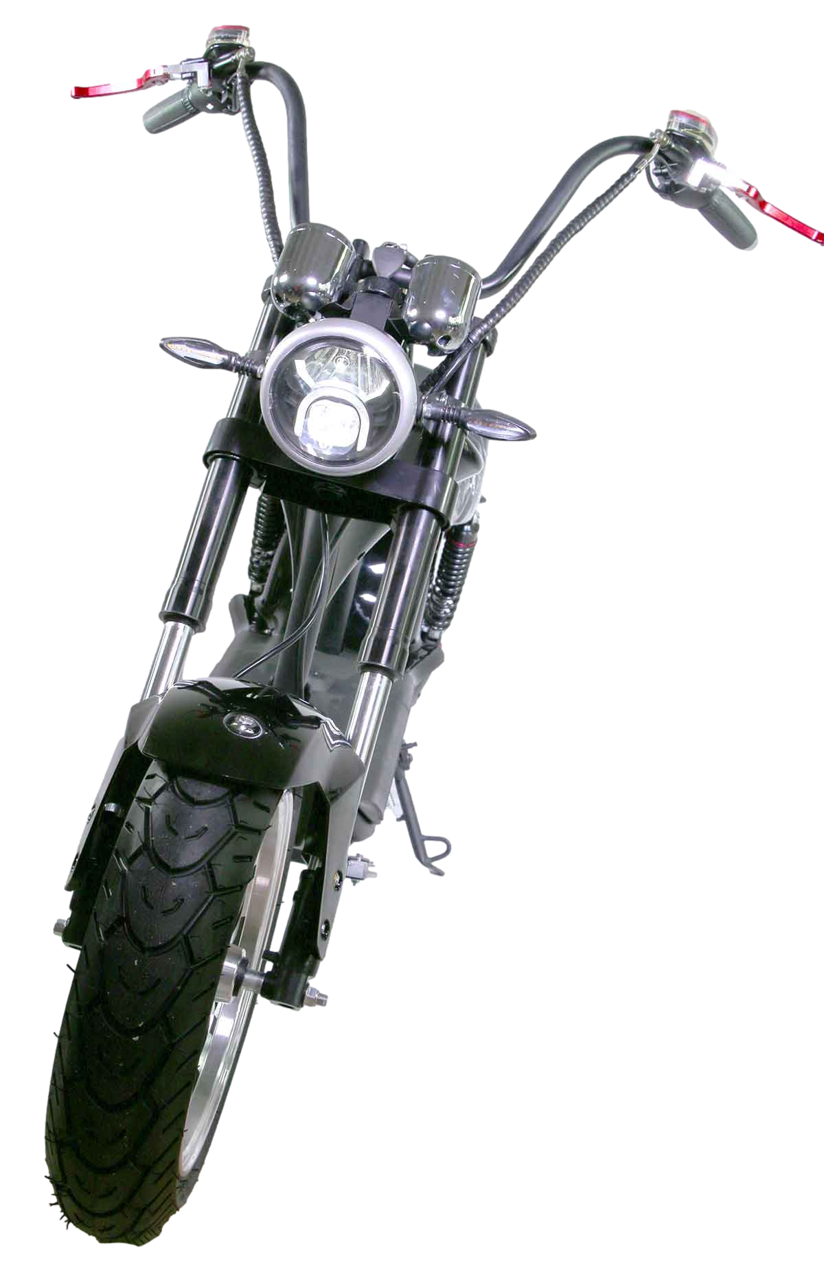 Motorrad Chopper RE10CP4 Elektro-Chopper Schwarz 45km/h 60V25Ah Alufelgen 3kW