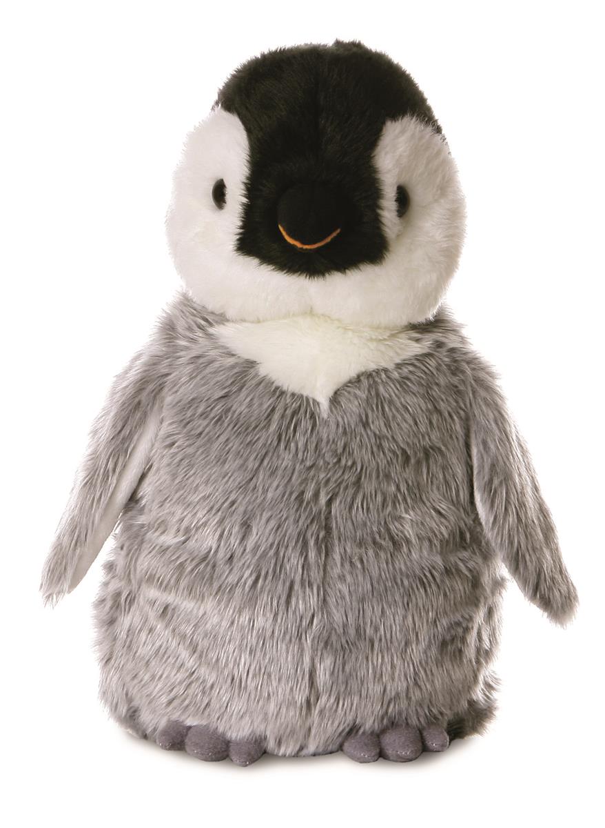 Flopsies - Penny Pinguin 30cm, Plüschtier, Mehrfarbig, Grau, Schwarz/Weiß Aurora World Stofftier Plüschtier